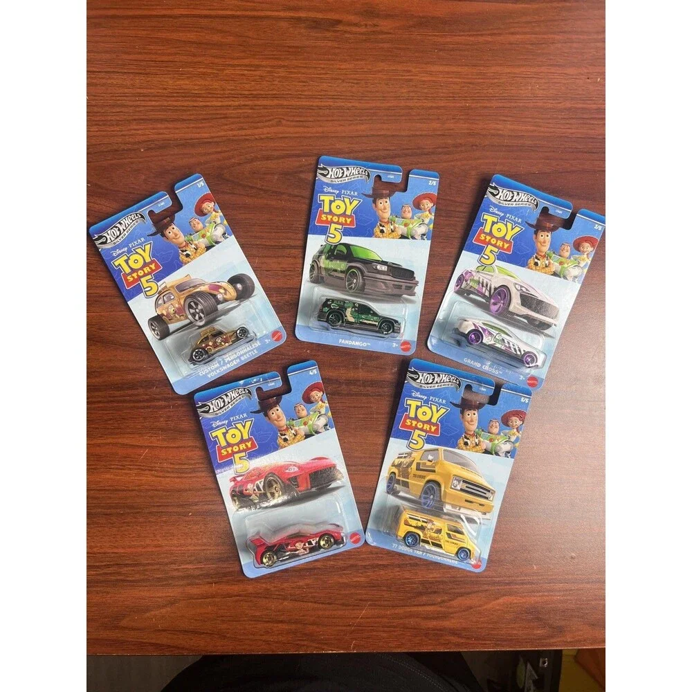 Hot Wheels Silver Series Toy Story 5 Complete Set of 5 Disney Pixar 2026